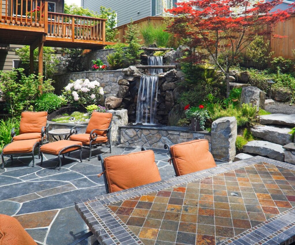 Outdoor living space california